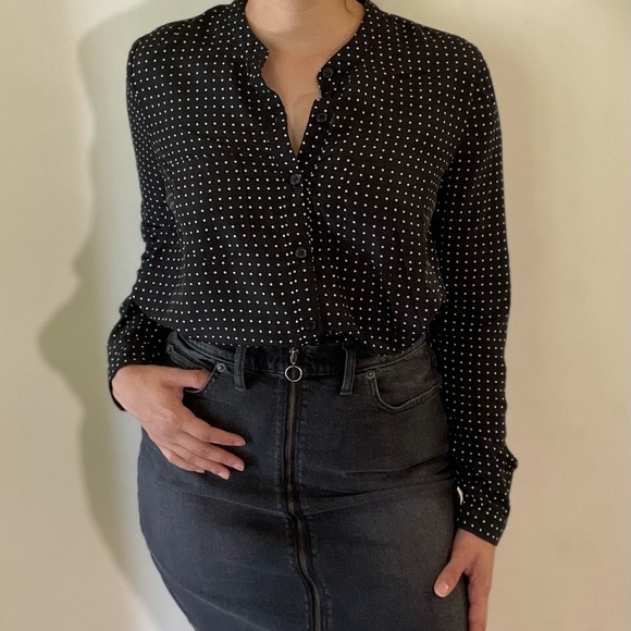 Polka Dot Button Down - Picture 2 of 6